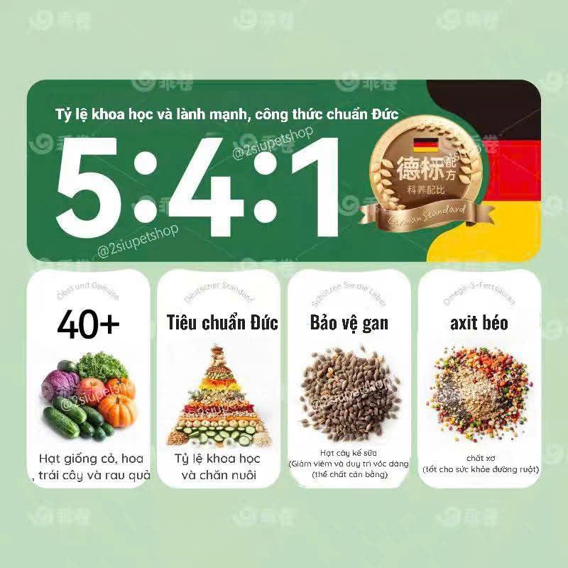 Thức ăn toàn diện 5:4:1 420g - Dòng mini-duoc-ban-tai-2Siupetshop