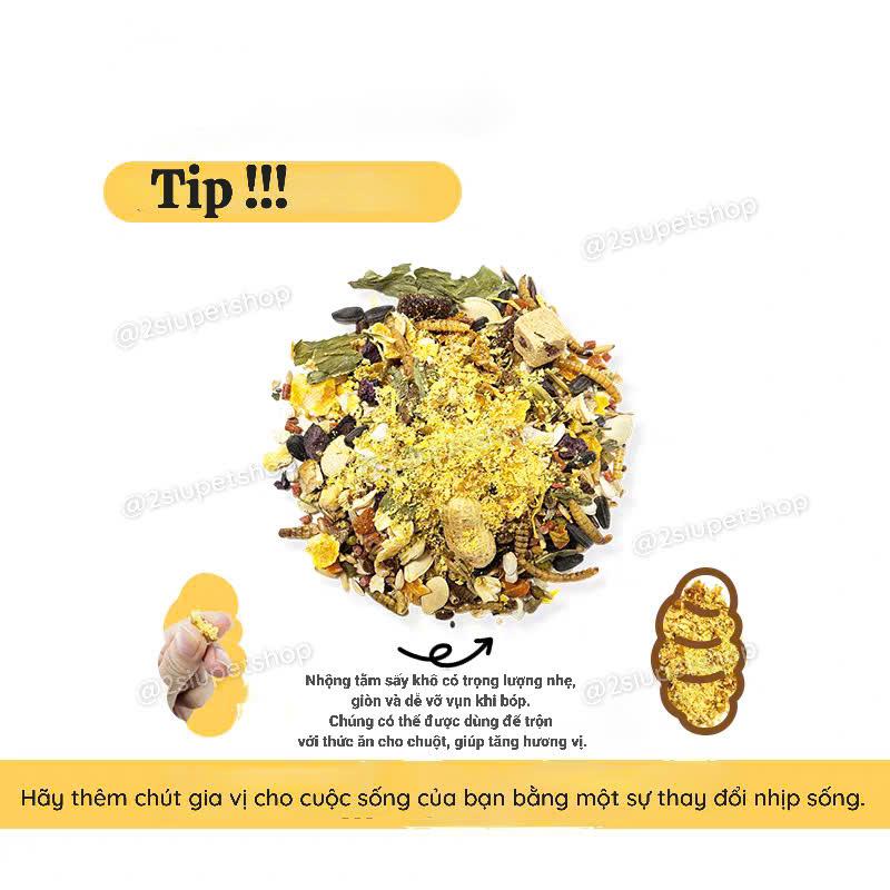 [ belgi] Nhộng tằm sấy - 40g-duoc-ban-tai-2Siupetshop