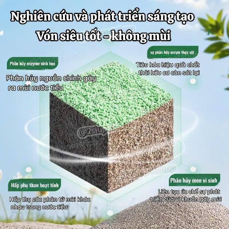 Cát khoáng Thô Gjo G21 Siêu khử mùi -900g-duoc-ban-tai-2Siupetshop