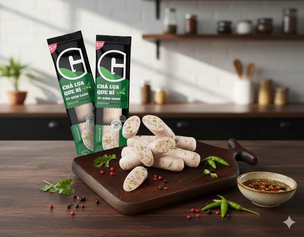 Chả Lụa Que Bì Ớt Xiêm Xanh G Kitchen 50g-duoc-ban-tai-SBH minimart