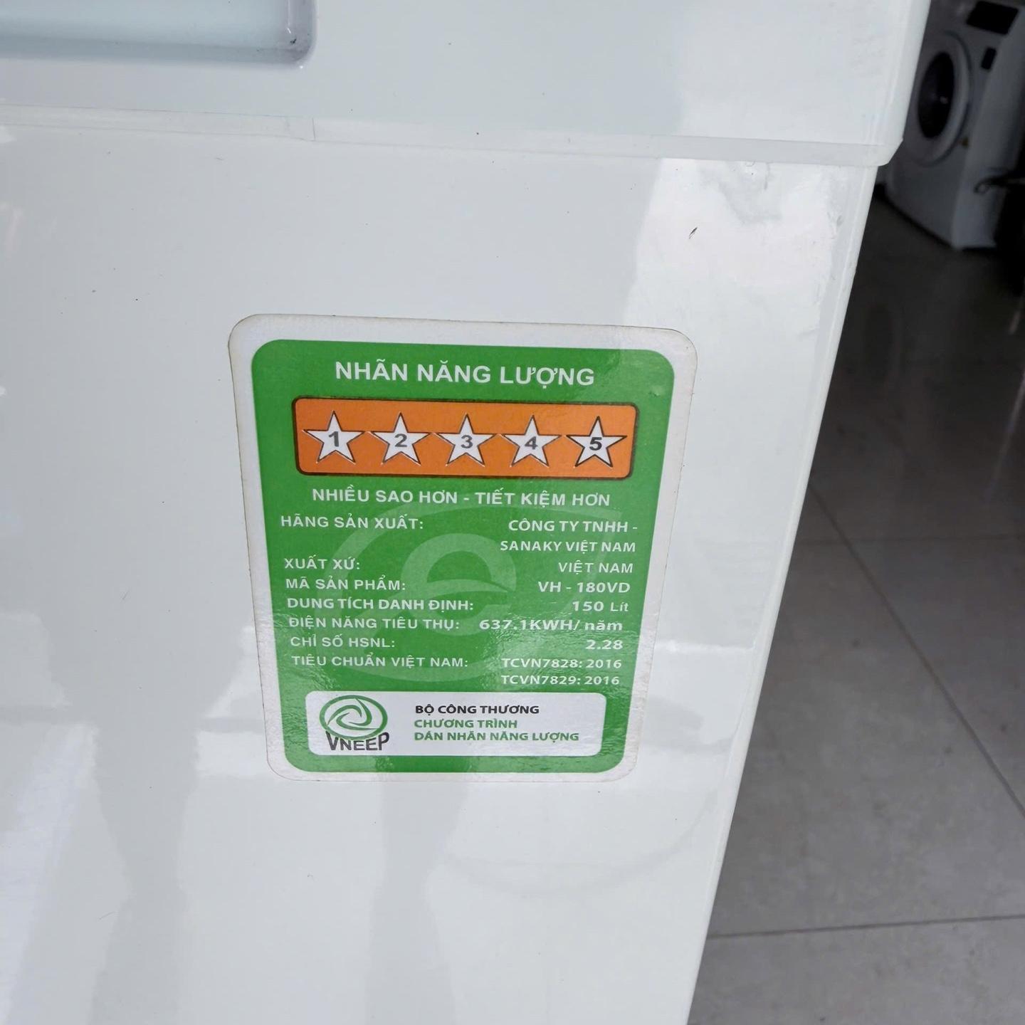 Tủ đông dạng đứng Sanaky 180 lit qsd-duoc-ban-tai-Điện Máy Thiên Gia Hân