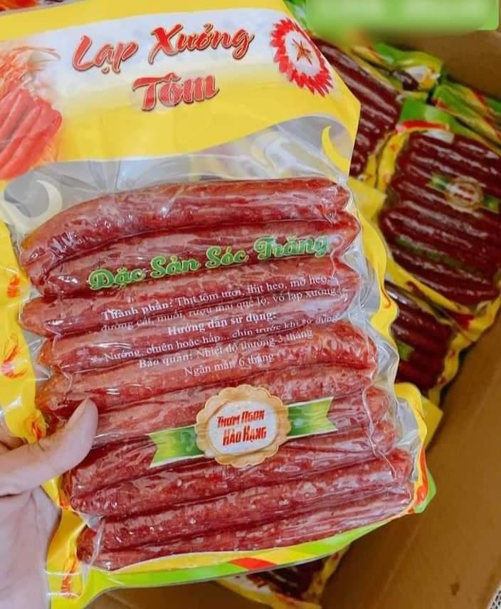 Lạp xưởng tôm-duoc-ban-tai-Kho sỉ ăn vặt đông lạnh trái cây TUYẾT SƯƠNG