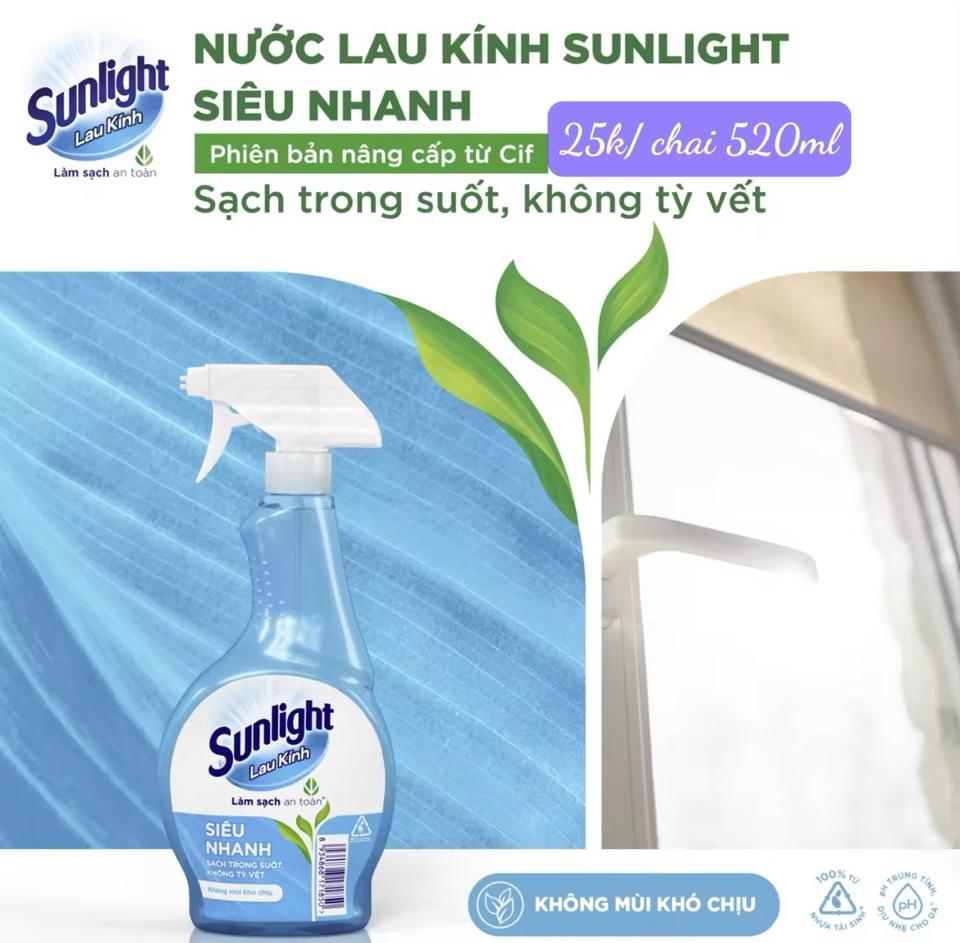Nước rửa kính Sunlight-duoc-ban-tai-Huong Nguyen Shop