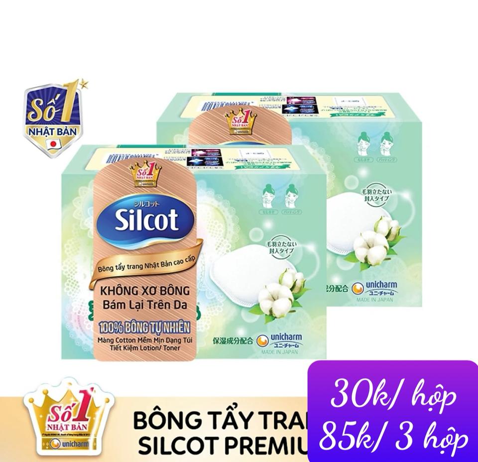 Tẩy trang Silcot-duoc-ban-tai-Huong Nguyen Shop