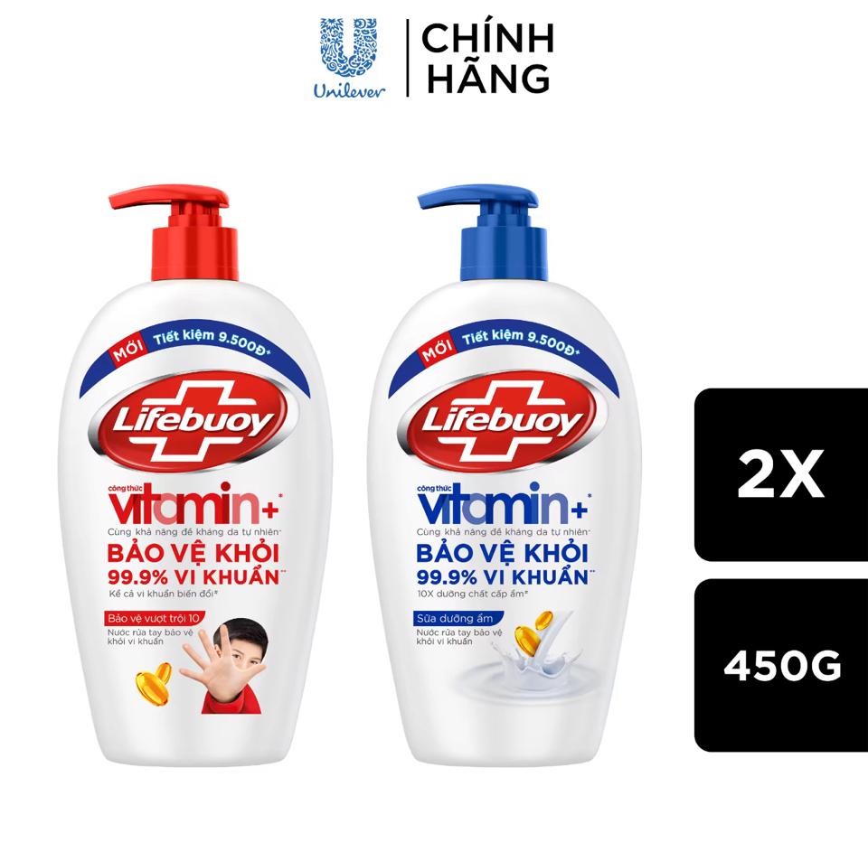 Nước rửa tay chai 450g-duoc-ban-tai-Huong Nguyen Shop