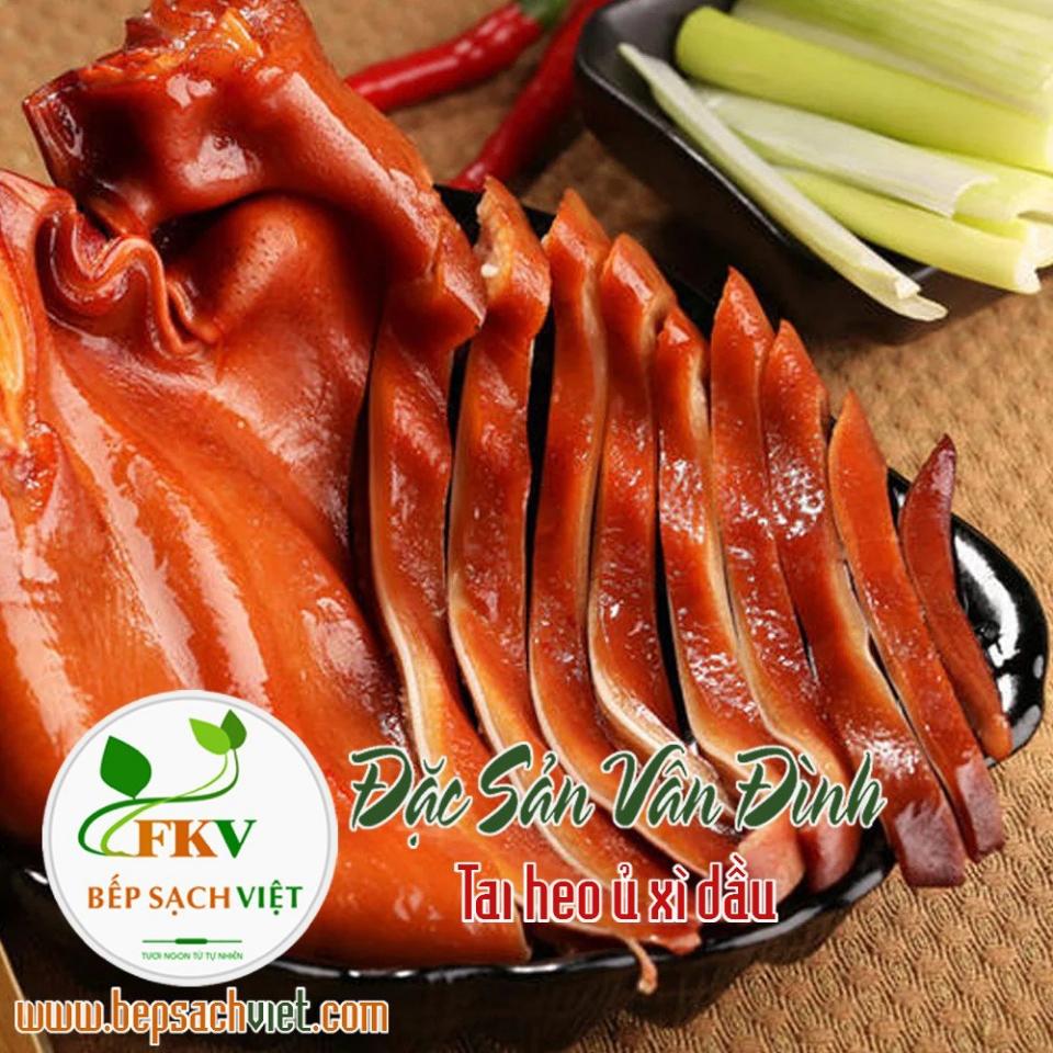 Tai heo ủ xì dầu-duoc-ban-tai-Bếp sạch Việt
