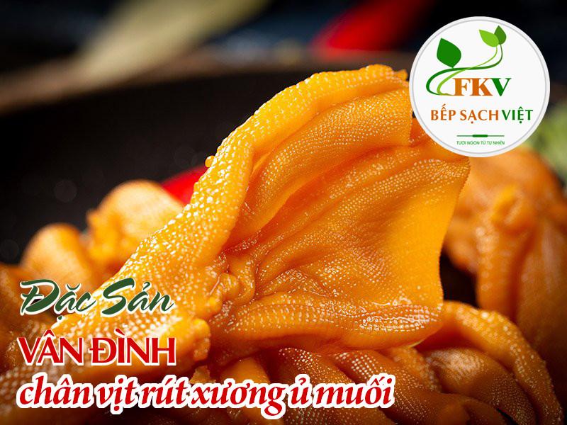 Chân vịt rút xương ủ muối-duoc-ban-tai-Bếp sạch Việt
