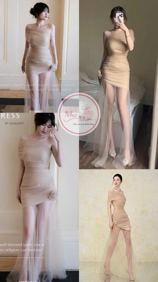 Váy nude ( đen)lưới body-duoc-ban-tai-NhưNhư-Cho Thuê Đồ Áo