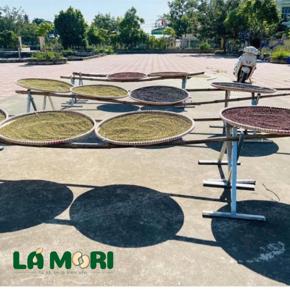 Bột đậu truyền thống Lá Mori không dừa, không đường Hộp 400g-duoc-ban-tai-Tin Tin coffee - Mạch Đông