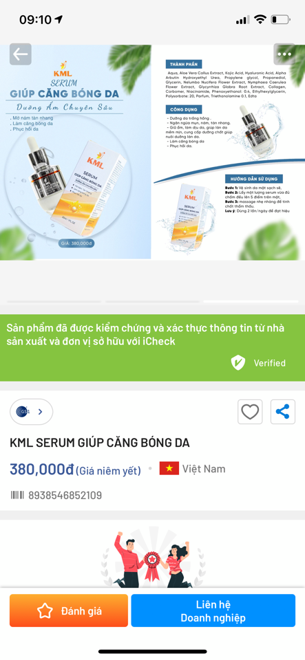 Serum căng bóng kml-duoc-ban-tai-Sỉ Nhà Mến
