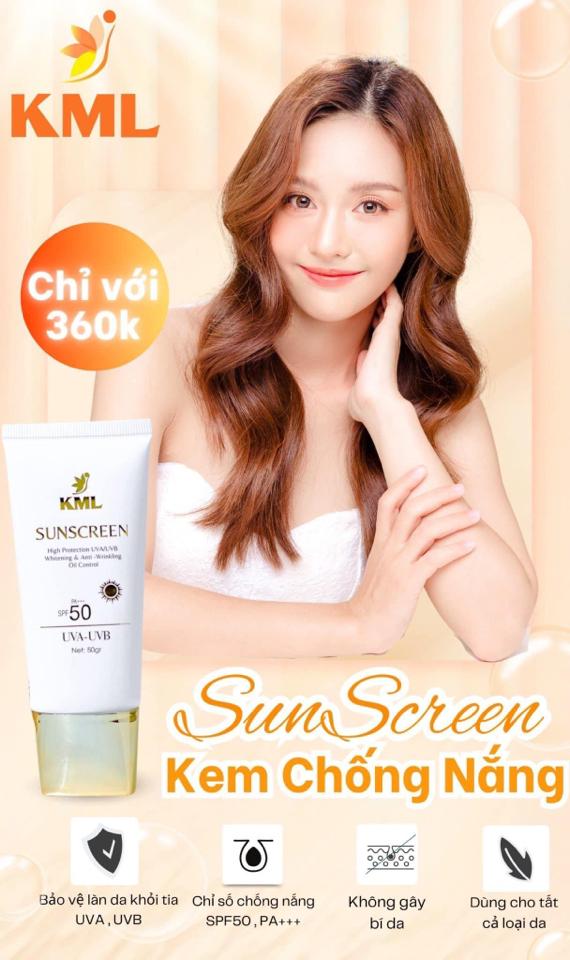Kem chống nắng kml-duoc-ban-tai-Sỉ Nhà Mến