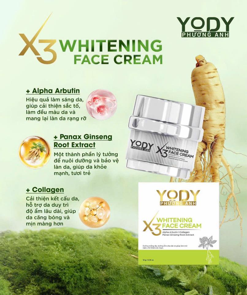Kem dưỡng trắng da X3- mẫu mới-duoc-ban-tai-Sỉ Nhà Mến