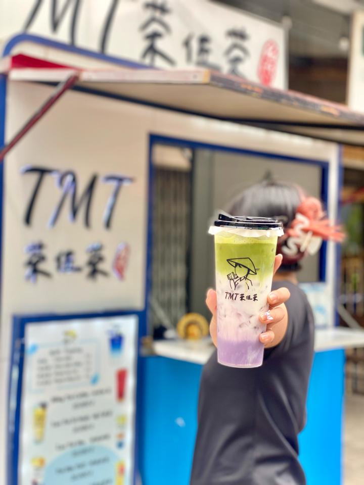 matcha khoai môn-duoc-ban-tai-Xe 2 TMT