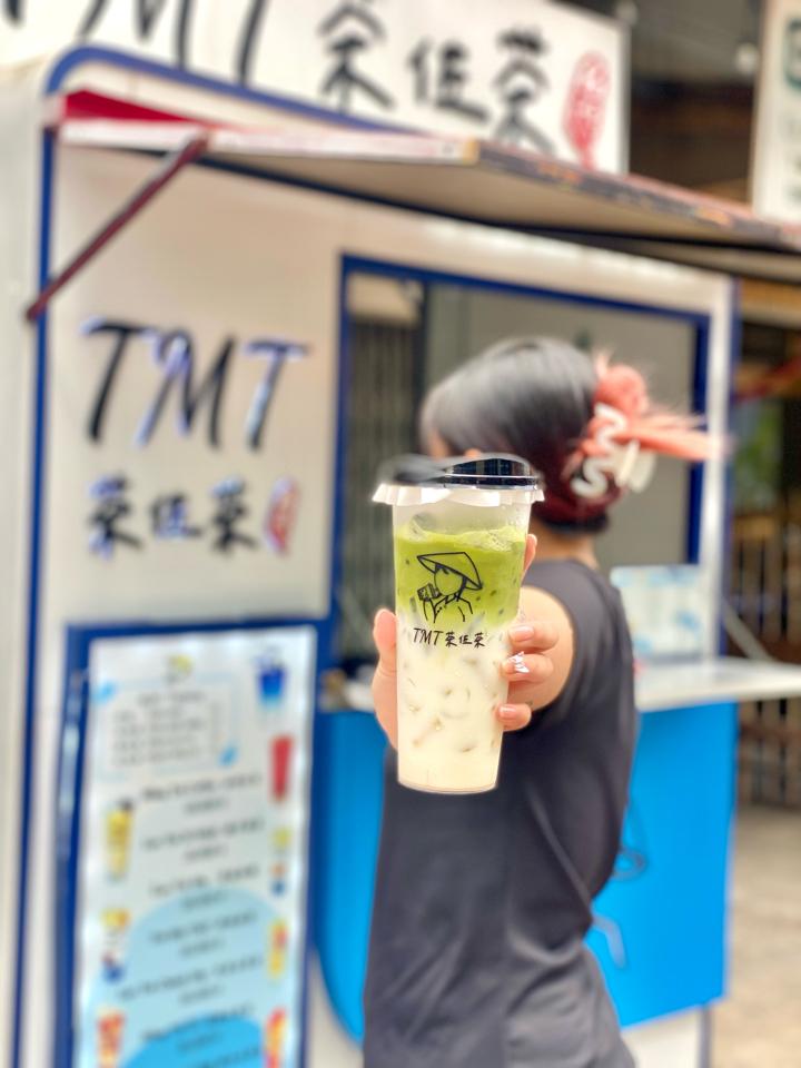 Matcha latte-duoc-ban-tai-Xe 2 TMT
