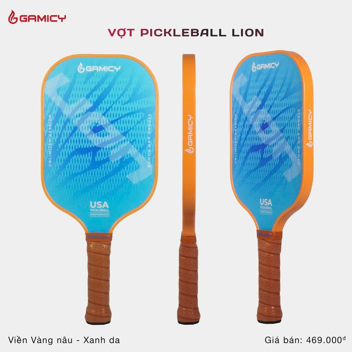 Vợt Pickleball Gamicy Glass Lion-duoc-ban-tai-BS Sport
