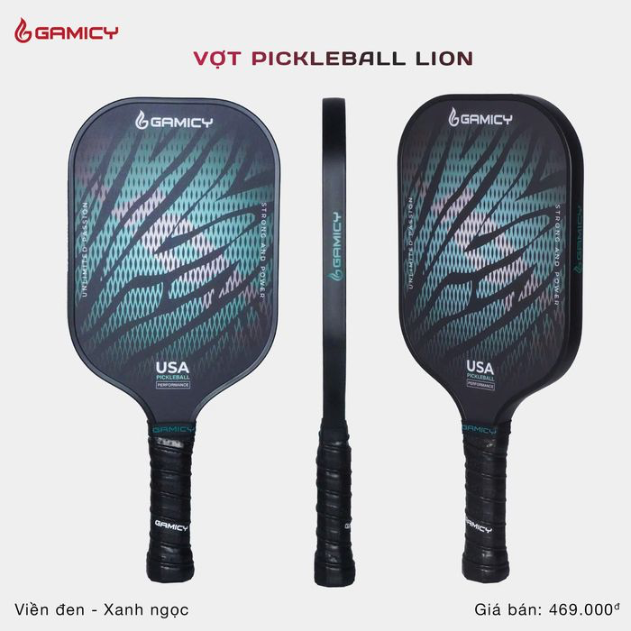 Vợt Pickleball Gamicy Glass Lion-duoc-ban-tai-BS Sport