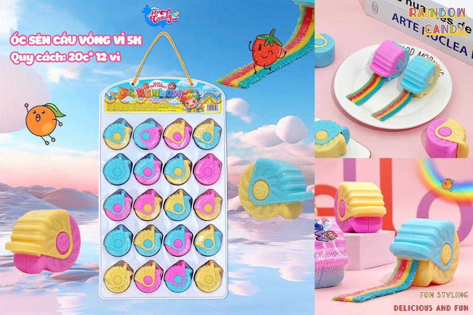 Ốc sên cầu vồng vỉ 5k -duoc-ban-tai-Hàng Học Sinh