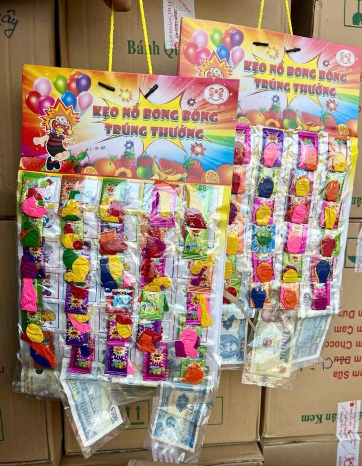 Kẹo nổ bong bóng trúng thưởng -duoc-ban-tai-Hàng Học Sinh