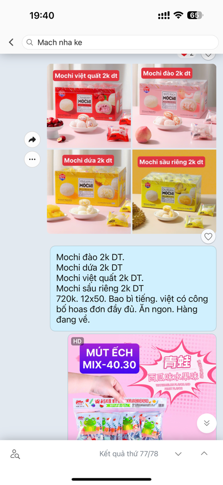 Mochi đào. Dứa. Sầu. Vq 2k dt-duoc-ban-tai-Hàng Học Sinh