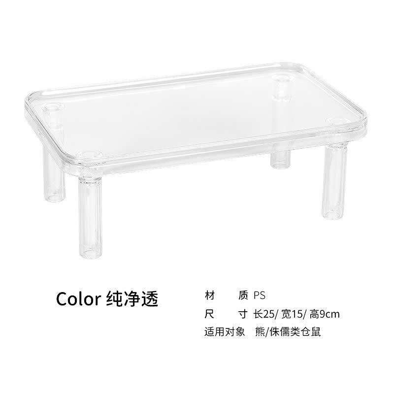 Tầng lửng Bàn Trong Suốt Yee 2 Nấc 9cm và 15cm-duoc-ban-tai-Nhian Pet Shop