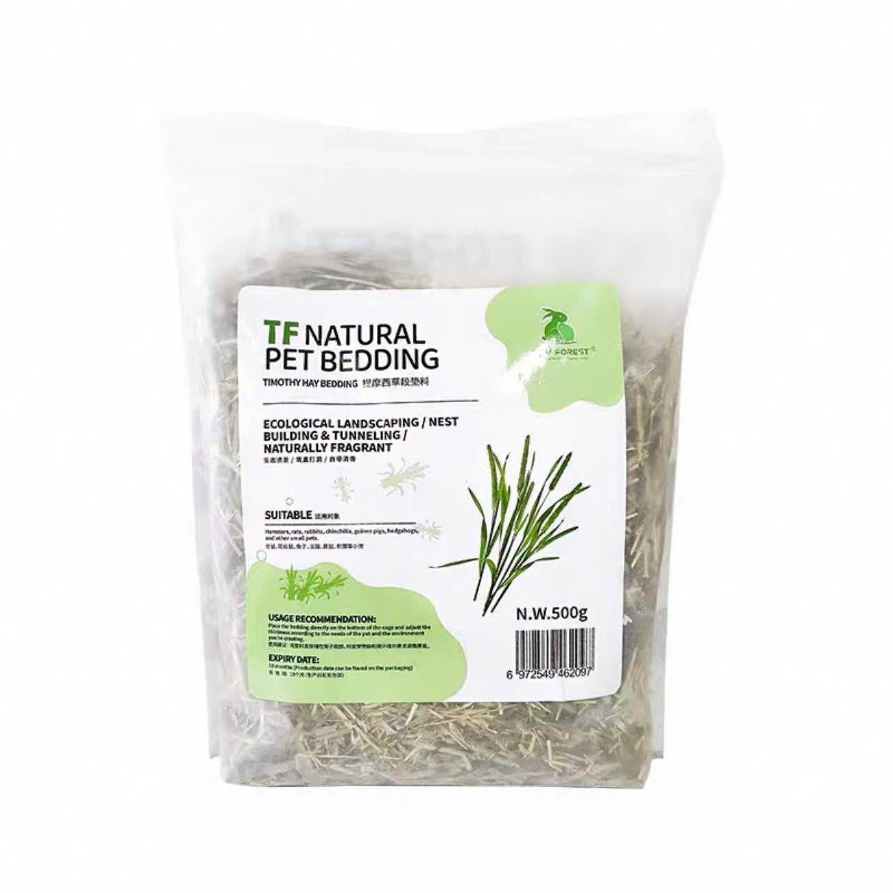 Cỏ Timothy Eco Forest Bịch 500g-duoc-ban-tai-Nhian Pet Shop