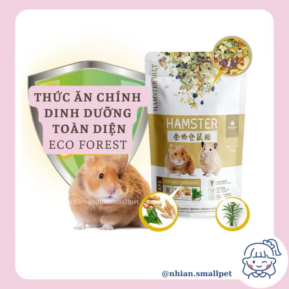 Túi 900g Thức Ăn Chính Hạt Trộn Hãng Eco Forest-duoc-ban-tai-Nhian Pet Shop