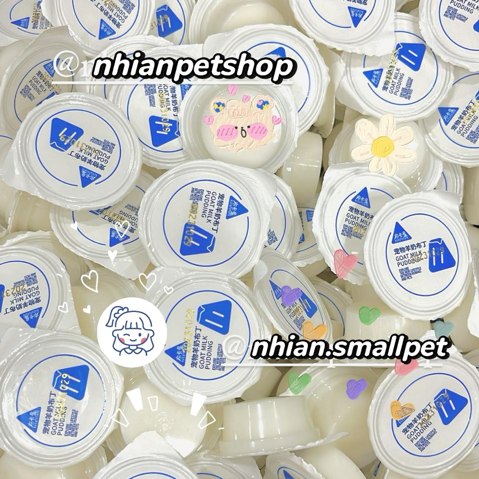 Set 10 Viên Pudding Thạch Sữa Dê Bucatstate -duoc-ban-tai-Nhian Pet Shop