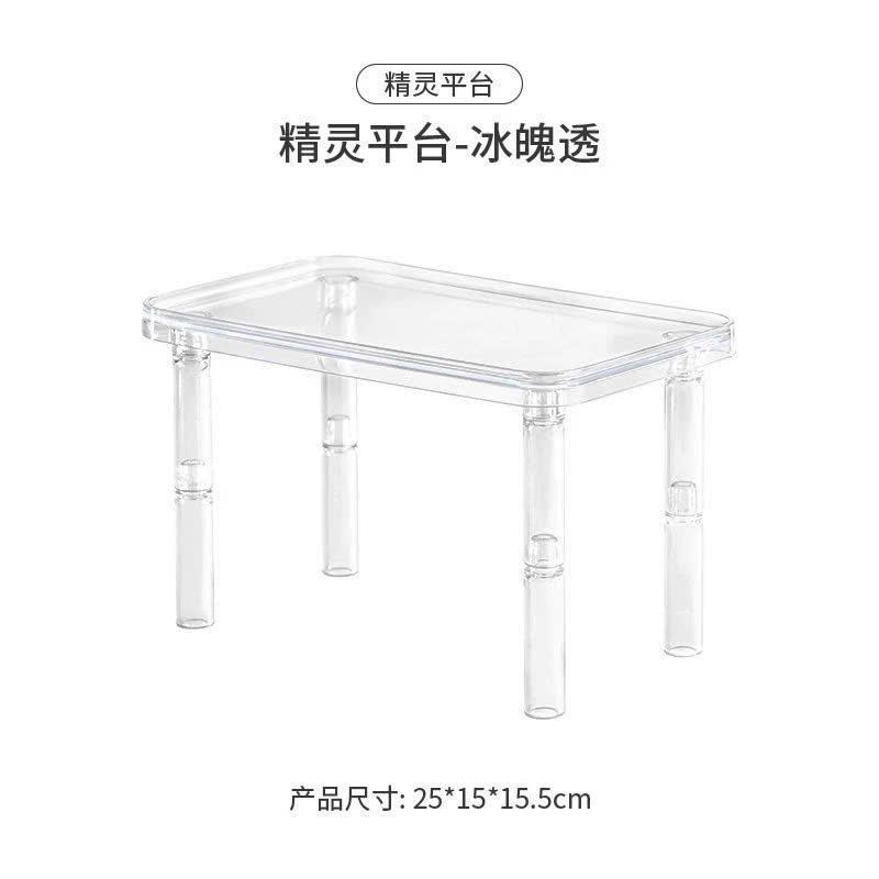 Tầng lửng Bàn Trong Suốt Yee 2 Nấc 9cm và 15cm-duoc-ban-tai-Nhian Pet Shop