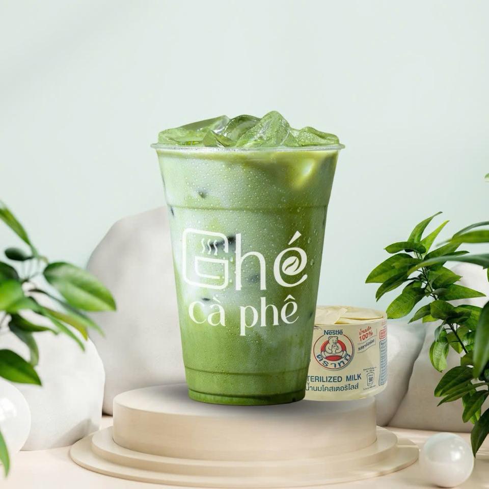 Matcha Sữa Gấu + Kem Muối-duoc-ban-tai-Ghé Cà Phê