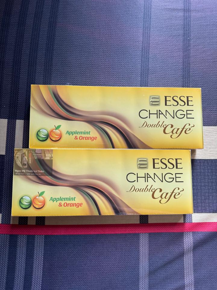 Esse Double Cafe táo bạc hà cam (1g)-duoc-ban-tai-Ngọc Mỹ Thuốc Lá Thơm