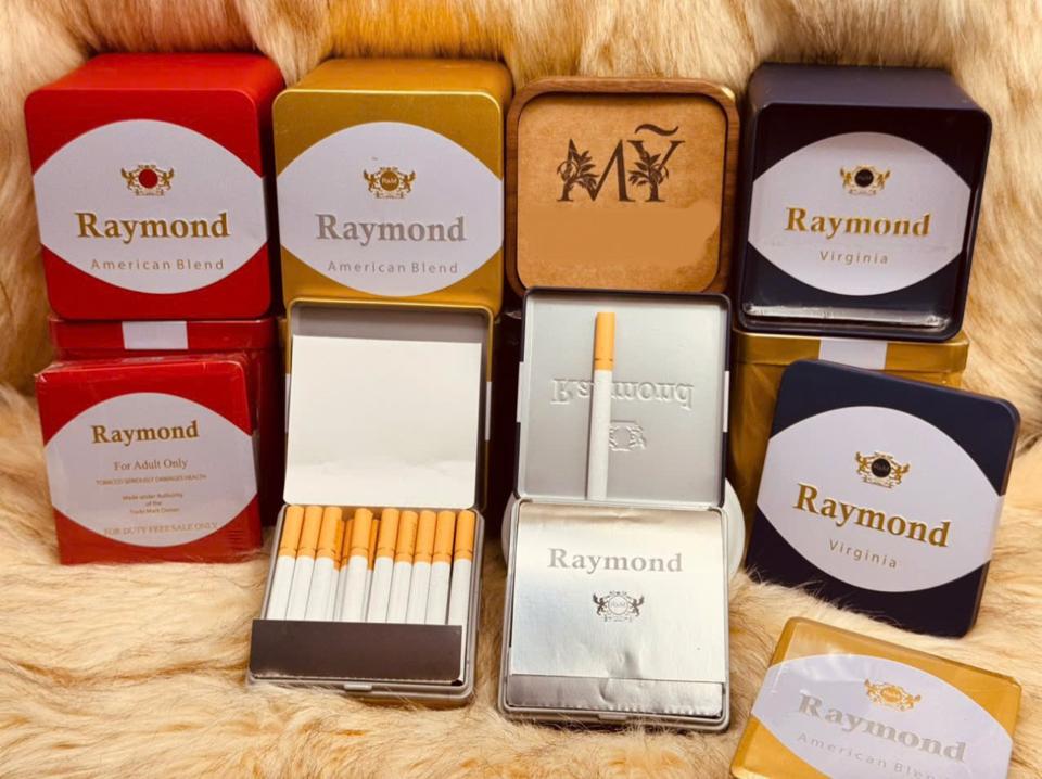 Raymond hộp sắt (1cay5goi)-duoc-ban-tai-Tiệm Thuốc Lá KampLam