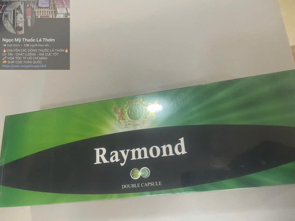 Raymond x2 bạc hà-duoc-ban-tai-Ngọc Mỹ Thuốc Lá Thơm