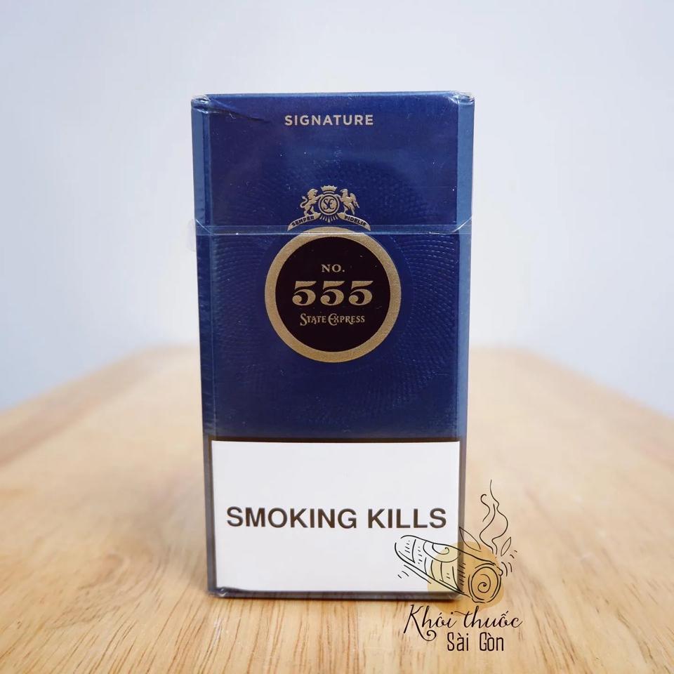 555 Xanh dài (1g)-duoc-ban-tai-Ngọc Mỹ Thuốc Lá Thơm