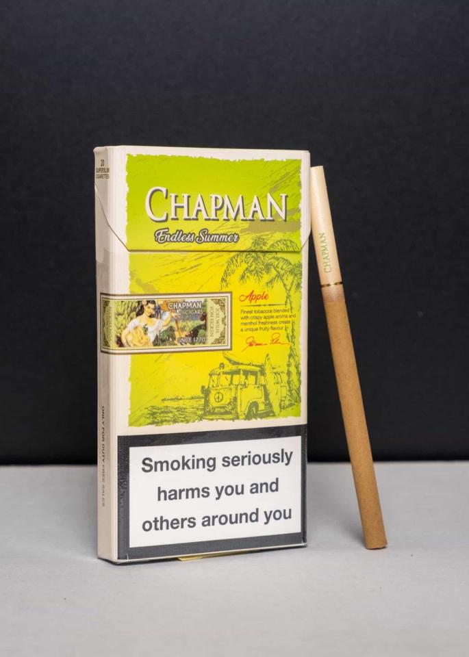 Chapman Xanh táo slim 🍏-duoc-ban-tai-THUỐC LÁ THƠM CANDY BÔNG