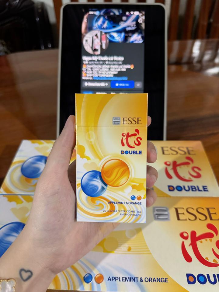 Esse It's táo bạc hà cam 🍎🌿🍊-duoc-ban-tai-Ngọc Mỹ Thuốc Lá Thơm