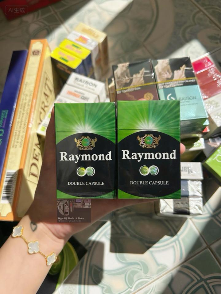 Raymond x2 bạc hà 🌿-duoc-ban-tai-Ngọc Mỹ Thuốc Lá Thơm