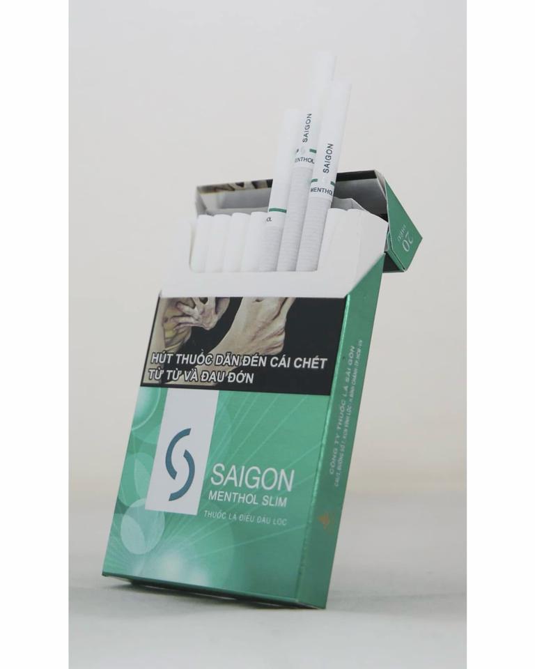 SaiGon menthol (slim)-duoc-ban-tai-Tiệm Thuốc Lá KampLam