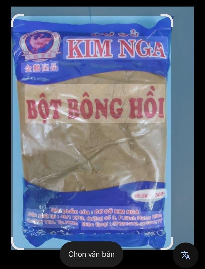 Bột hồi KN-duoc-ban-tai-Gia Huy ( chi nhánh chợ Bình Tây )