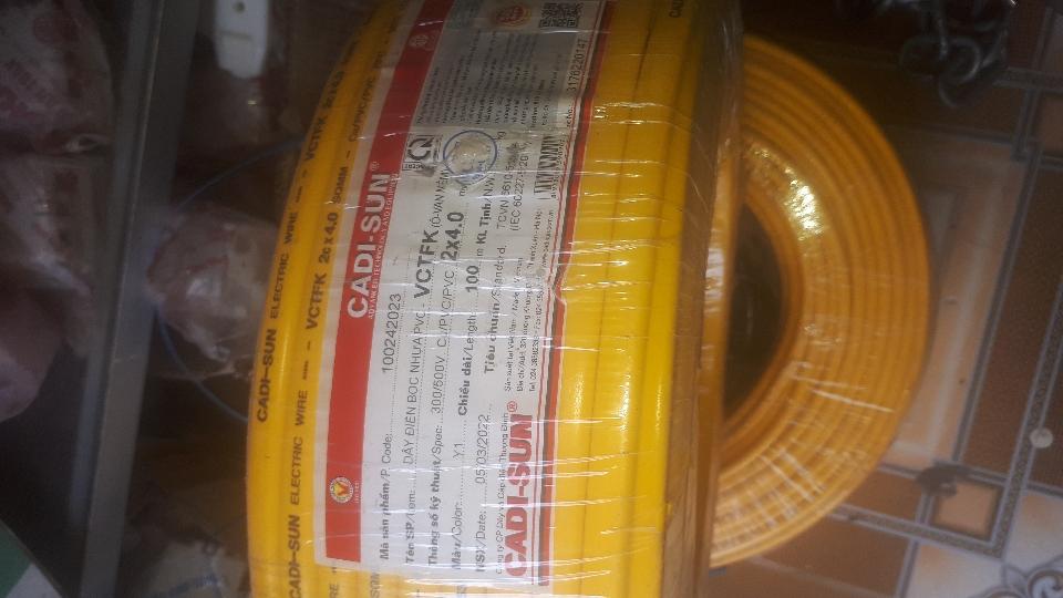 Dây điện Cadisun 2x4-duoc-ban-tai-Cửa hàng Thảo Nguyên
