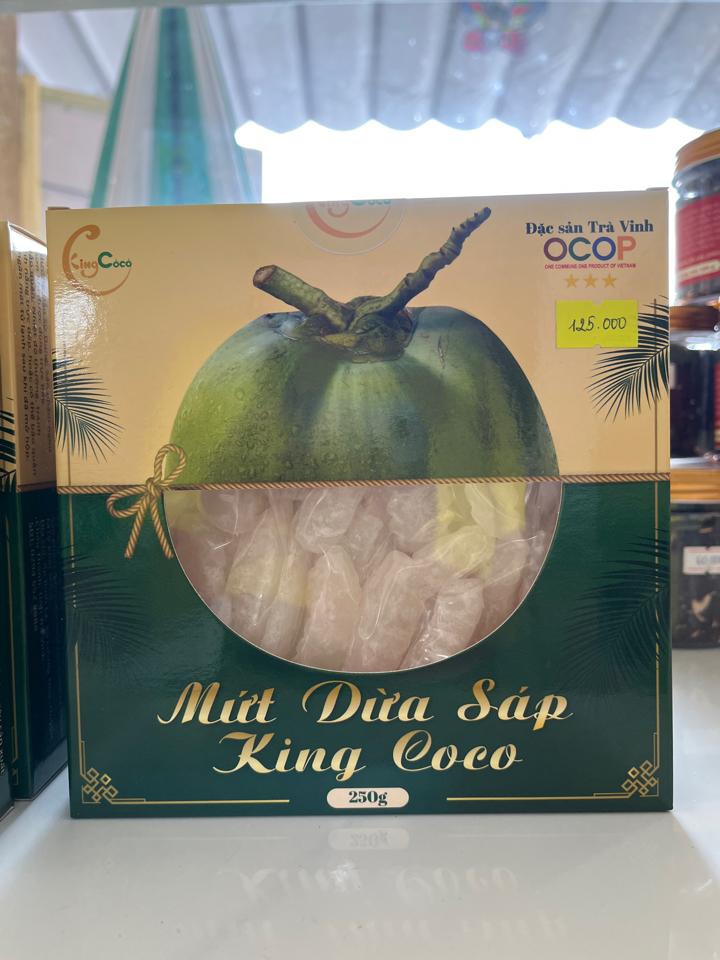 Mứt dừa sáp loại I KINGCOCO (250g)-duoc-ban-tai-Hellô Trôpical