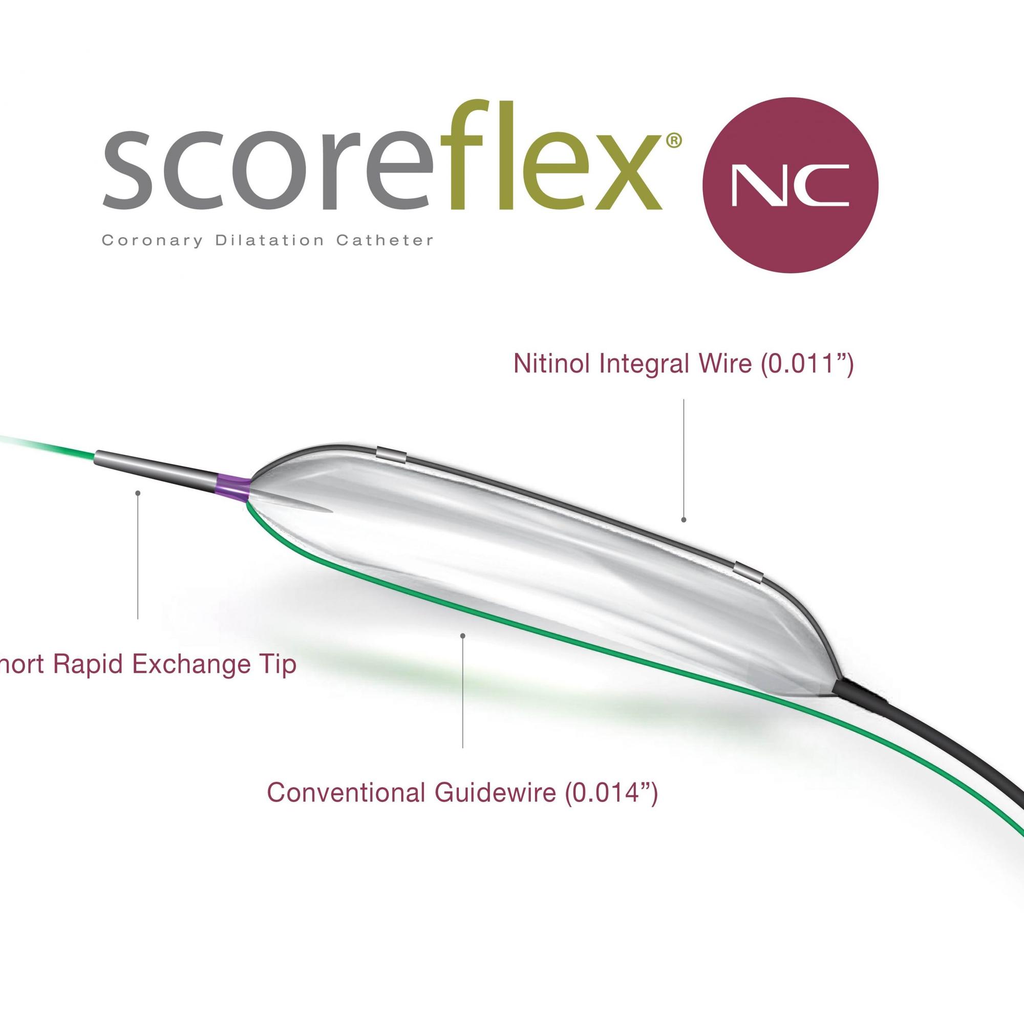 Bóng nong mạch vành dây dẫn kép Scoreflex NC-duoc-ban-tai-Đơn vị Can thiệp Tim mạch - Khoa Tim mạch - Bệnh viện đa khoa Thiện Hạnh