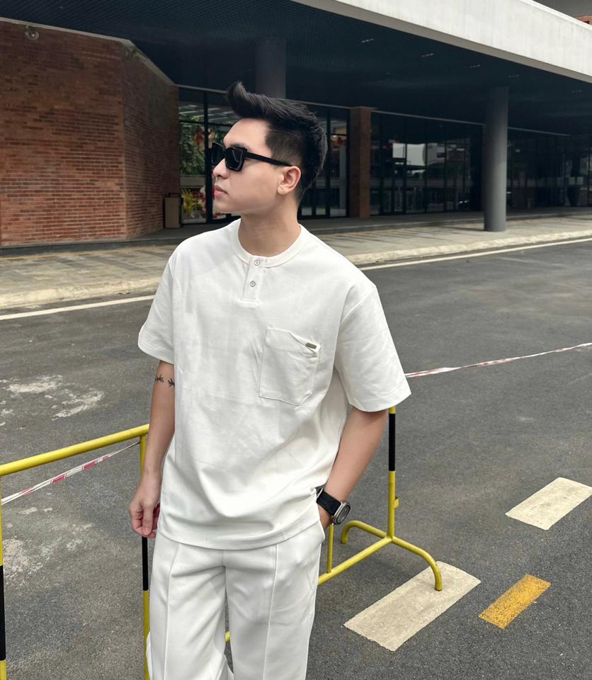áo thun có cúc bấm có túi chất đẹp-duoc-ban-tai-Mẫn Mẫn Shop- Đỗ Quang Thiều Sotre