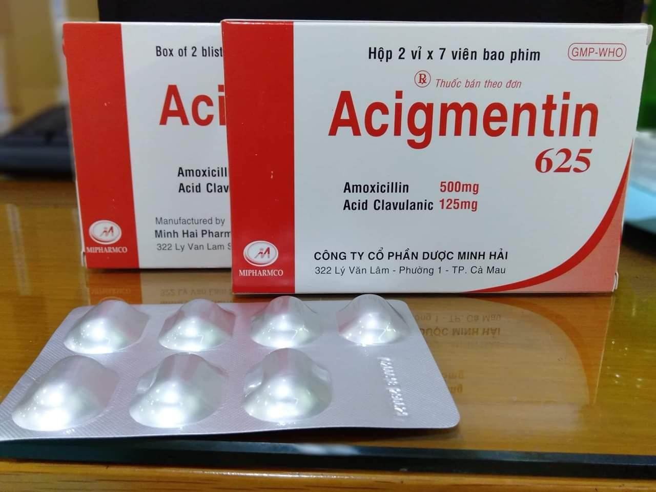 Acigmentin 625 H/14v-duoc-ban-tai-Usht pharma