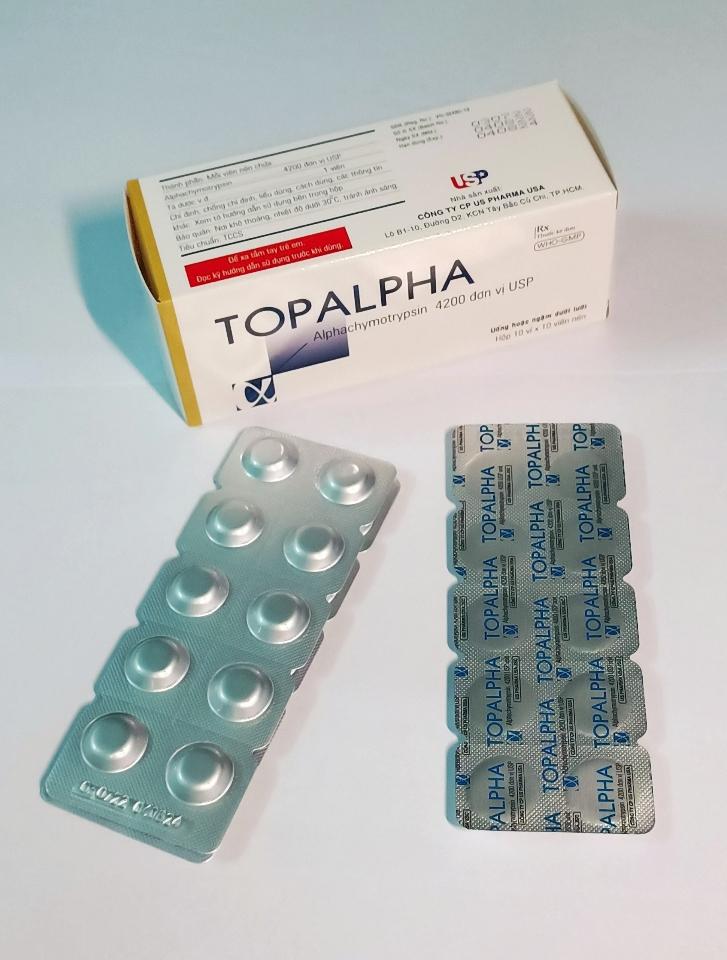 Top-alpha hộp 10 vỉ alu-duoc-ban-tai-Usht pharma