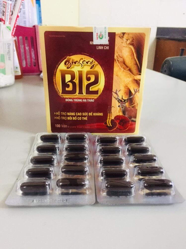 Ginseng B12 Hộp 10vỉ * 10v-duoc-ban-tai-Usht pharma