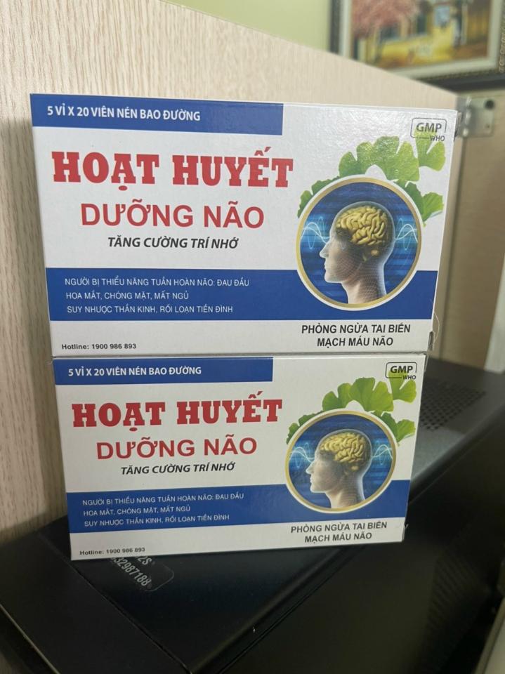 Hoạt huyết Dưỡng Não H/100v bao đường-duoc-ban-tai-Usht pharma