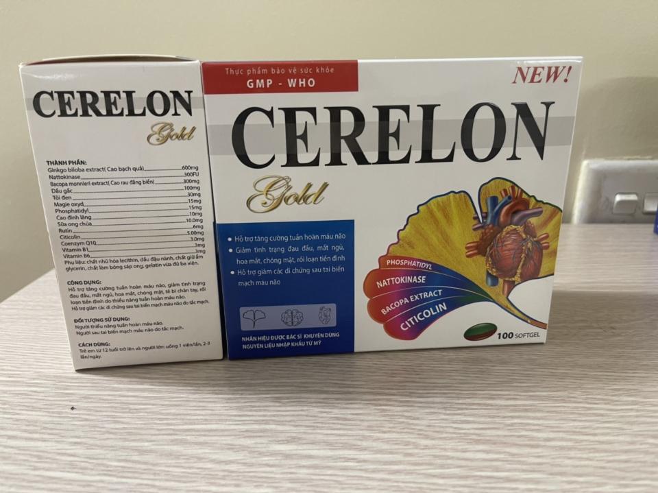 Cerelon Gold - Ginkgo Biloba 600 mg-duoc-ban-tai-Usht pharma