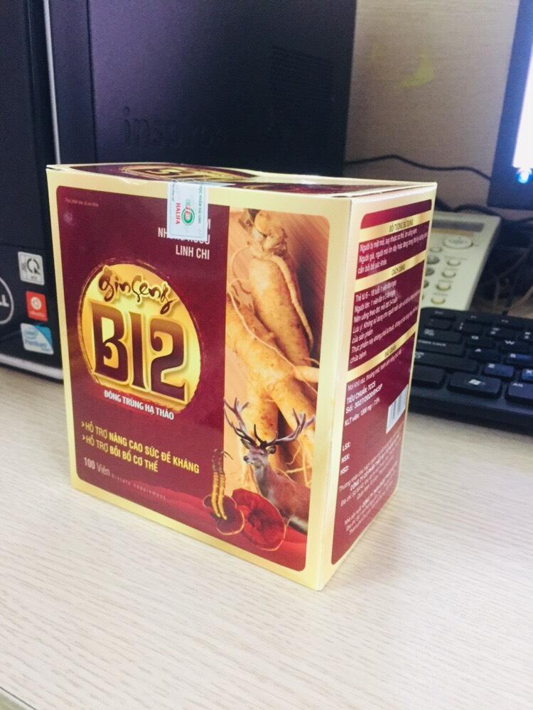 Ginseng B12 Hộp 10vỉ * 10v-duoc-ban-tai-Usht pharma