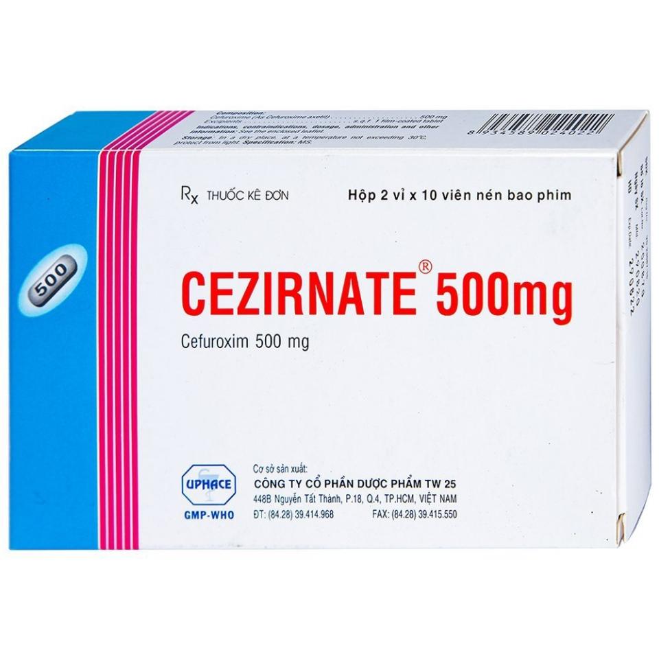 Cezirnate 500 Cefuroxim Hộp 20v -duoc-ban-tai-Usht pharma