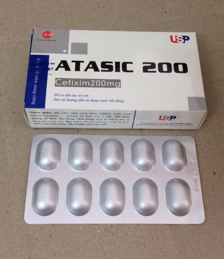 Atasic 200 H/3 vỉ Cefixim dạng viên nang-duoc-ban-tai-Usht pharma